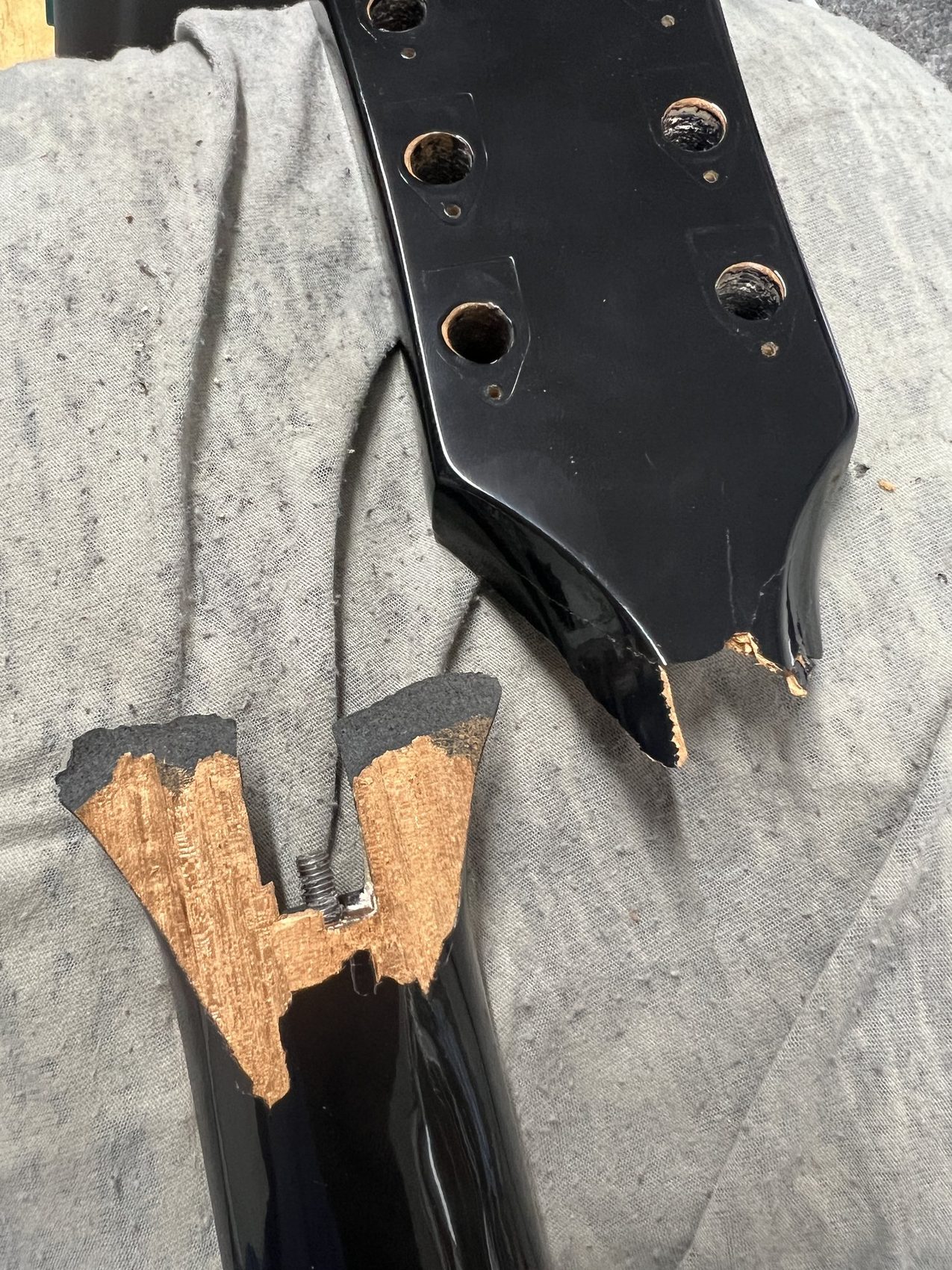 Les Paul Classic Headstock Repair