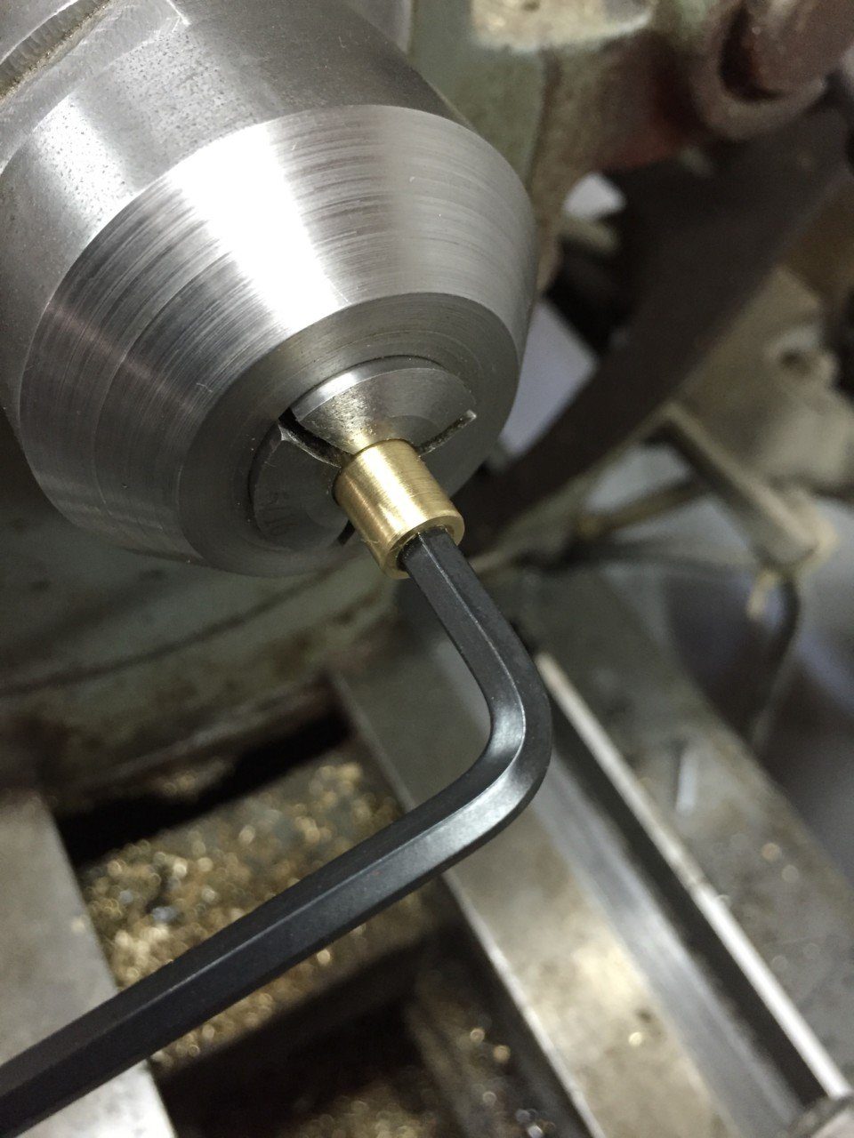 Broaching a truss rod nut