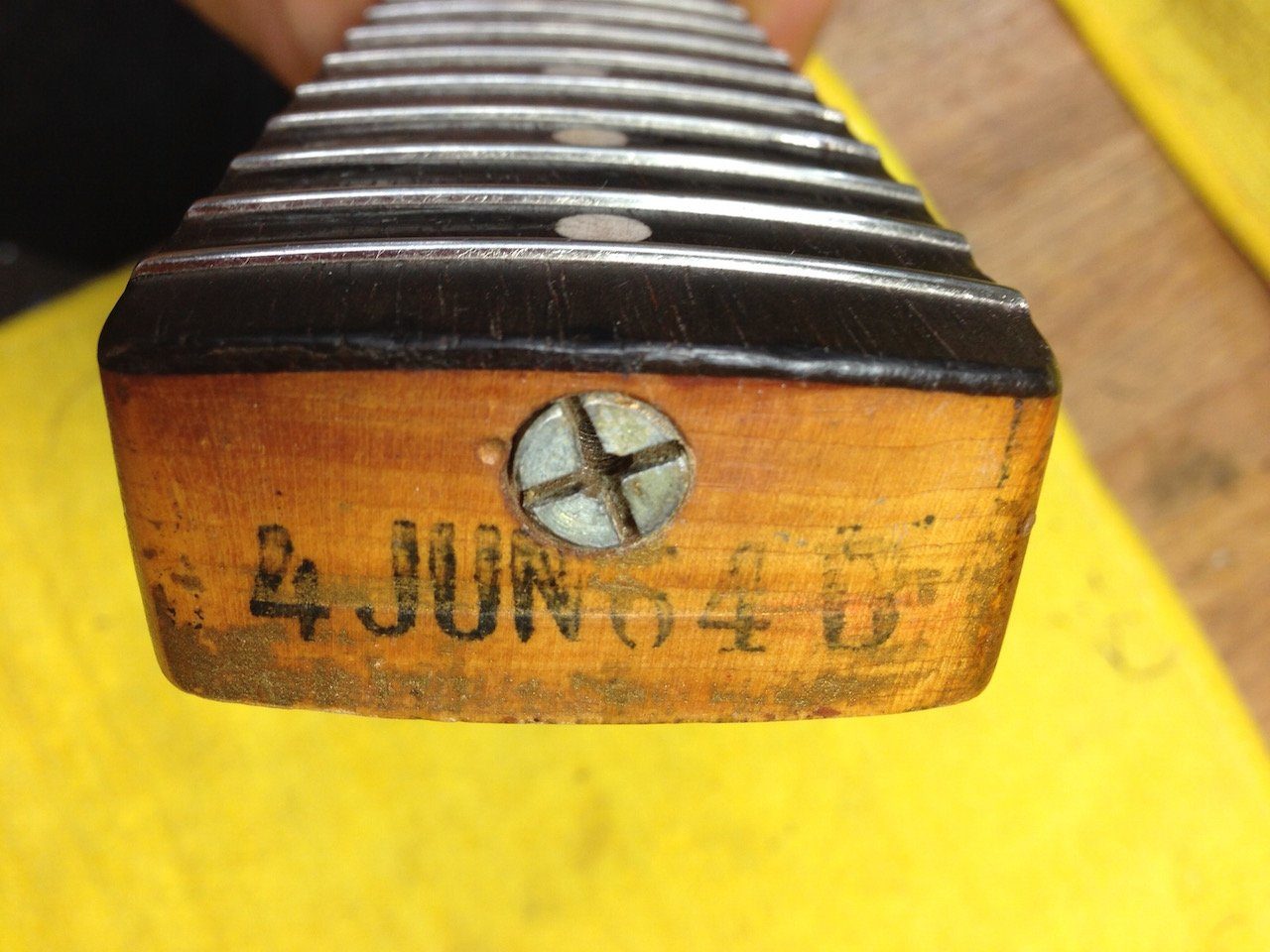 1964 Jazzmaster Fretboard Repair and Refret