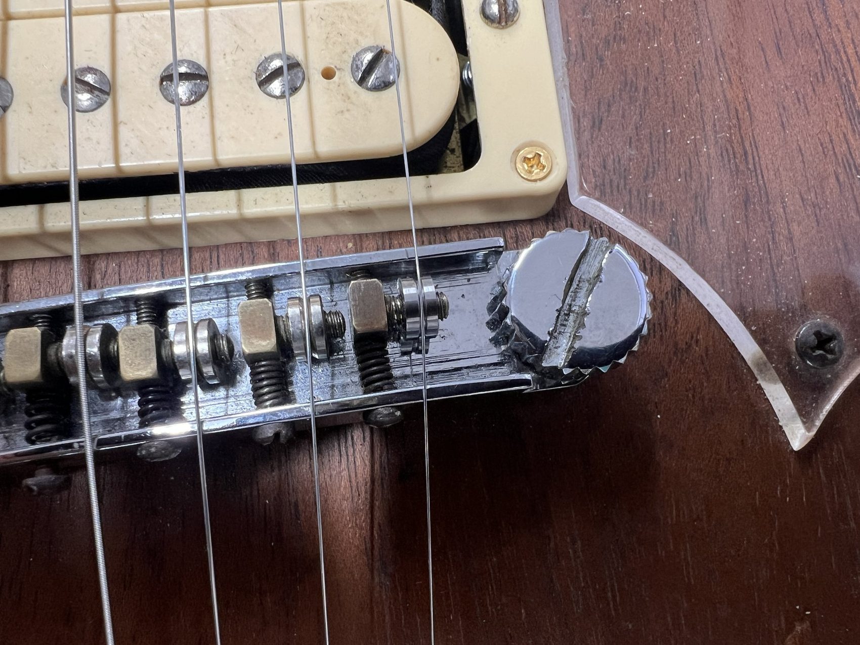 Bridge repair on a Guild S-100