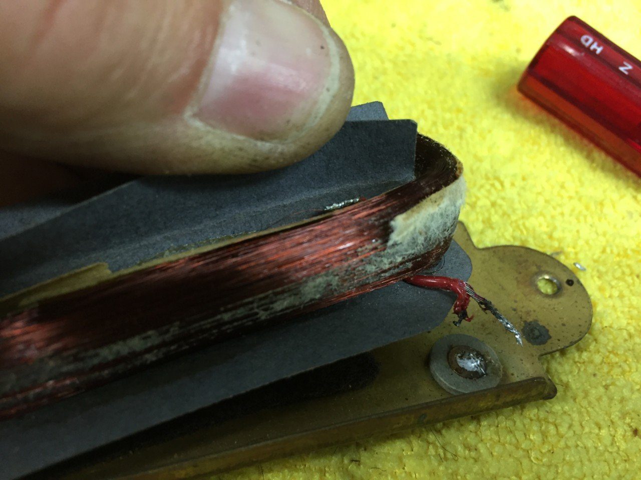 Alamo Lap Steel Pickup Repair